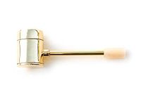 Punchbowl Pipes Popeye Pipe - Unique All Brass Cleanable Hand Pipe Tar Trap Chambered and Screenless with Canvas Pouch Made in Hawaii, USA