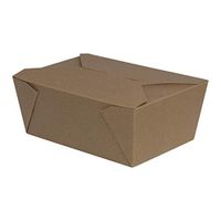 Dixie 96 oz. Reclosable Food Takeout Container by GP PRO (Georgia-Pacific), Kraft, 4TOC, 160 Count (40 Containers Per Sleeve, 4 Sleeves Per Case)