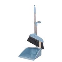 WDX- Broom combination household living room sweeping floor cleaning kitchen cleaning tools broom 簸箕 set combination thickening broom soft hair non-stick hair artifact Household (Color : C)