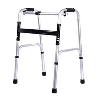 Aluminum Alloy Walker Health Care Fold Medical Walking Mobility Aid for Elderly, Seniors, Handicap, Disabled