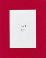 Pack of 50 11x14 China Red Picture Mats Mattes with White Core Bevel Cut for 8x10 Photo