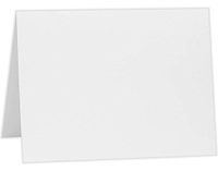 A1 Folded Notecards (3 1/2 x 4 7/8) - 70lb. Bright White (50 Qty.)