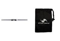 Darice DIY Crafts Supplies Gift Wrapping Wrap Cellophane Clear 30 inches x 50 feet (12 Pack) 1183 89 Bundle with 1 Artsiga Crafts Small Bag