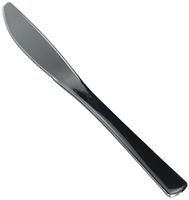 Fineline Settings 24-Piece 24 Count Cutlery-Bagged Knives, Silver