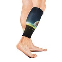 Calf Sleeve The Beautiful Light of Outer Space Protective Guard for Men Women - Basketball Football Run (1 Pair)