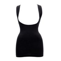 ieasysexy Seamless Waist Training Body Shaper Under Bust Tummy Control Corset Top Bustier Body Shaper Tops Suit (M, Black)