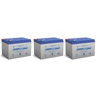 Power Sonic 12V 12AH Battery Replaces UberScoot 1000w Electric Scooter - 3 Pack
