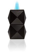 Colibri Quasar Table Triple Flame Lighter - Black