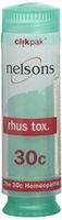 Nelson Homeopathics Clikpak Rhus Tox 30c