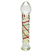 a-YUEYUE Transparent Crystal Glass Beginner Body Plug for Women Men Trainner