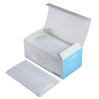 Nopeak Unisex Disposable Face Cover Dustproof Protection Skin-Friendly Mouth Cover 3 Layers 50 Pcs