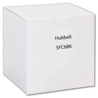 Hubbell Premise Wiring SFC6BK Inline Coupler, 8, Cat6, Black