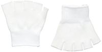 FootSmart Gel-Lined Compression Toe Separating Socks, Pair , White / One Size