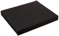 Hermell Products WC4430BK Wheelchair Cushion with Black Polycotton Zippered Cover