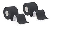 Besettix Premium Kinesiology Tape, Waterproof, Latex Free Athletic Sports & Recovery Tape for Pain Relief, Muscle & Joint Support, Breathable, Elastic Therapeutic Tape, 2" x 16.4' (Twin Pack Black)