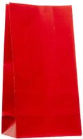 amscan Apple Red Paper Bags (12ct)