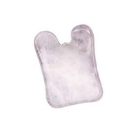 Meta-C - Gua Sha Board - Therapeutic Relief and Skin Renewal -Premium Natural Handmade Healing Stone - Gua Sha Scraping Facial Massage Tool (White)