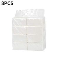 Disposable Dinner Napkins, 8 Pack Ultra Plush Toilet Paper, Pack Of 135 Sheets Tissues Household Napkin, Natural Wood Pulp Kitchen Paper Bath Tissues (8 Pack)