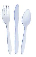 2410043 PT# F6BW FORk Utensil Plastic Medium Weight Disposable White 1000/Ca Made by Dart Container, Inc.