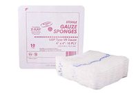 Type VII Gauze Sponges 4" x 4". Case of 1280 16-ply X-Ray Detectable Gauze Dressings for Wound Cleaning, prepping, debriding, Packing. Sterile, 100% Cotton, Latex-Free.