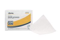 Dukal Gauze Sponge, 8-Ply, Non Sterile, Basic, 4" x 4" (Pack of 4000)