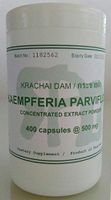 Tongkatali.org's 400 Caps Kaempferia Parviflora (Krachai Dam, Black Ginger) Extract, 500 mg Per Capsule for a Tongkat Ali Stack