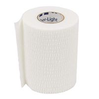 Kendall Sher-Light Elastic Tape, White, 3"x7.5yds, 16 Rolls