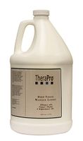 Deep Tissue Massage Lotion by TheraPro - Unscented - Infused with Sweet Almond & Grapeseed Oil - Smooth Glide & Non-Greasy - Absorbs Quickly with No Residue - Easily Cleaned from Sheets - 1 Gallon