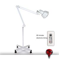 SCYTSD 275W Near Infrared Light Red Light Therapy Heat Lamp,Far Infrared Short-Wave Heat Lamp Floor Stand Heating Therapy for Joint & Muscle, Adjustable Arm