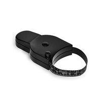 WIN TAPE 80'' 205cm Waist Body Tape Measure with Push Button, Measuring Waist and Arms (Black)