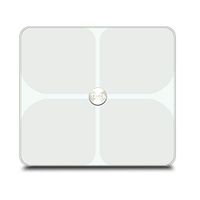 Digital Bathroom Weights Scale Smart BMI Scale Human Body Weighting Scale Step-On Technology for Instant Weight Reading Electronic Scale with iOS and Android APP,White