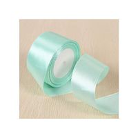White Pink Black Blue Red Green Purple Yellow Satin Ribbons Christmas Halloween Wedding Birthday Party Gift Box Wrapping Ribbons,Blue,50Mm