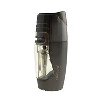 Torch Lighter with Punch Butane Lighters Fuel Refillable Single Jet Strong Flame Windproof High Quality (Grey)