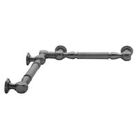 Jaclo G21-12-32-IC-PB - G21 12" x 32" Inside Corner Grab Bar
