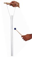 432 Hz Healing Tuned Pipe with Mallet Hand Stand by BioTune