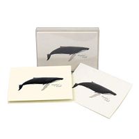 Earth Sky + Water - Humpback Whale Notecard Set - 8 Blank Cards with Envelopes