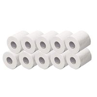 shamoluotuo Toilet Paper Bulk Bath Tissue Roll Replacement Toilet Towels Tissue Kitchen Paper Soft & Smooth Large-Volume 3 Layers Household Paper for Home Hotel (10 Rolls)
