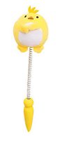 Plush Cartoon Spring Hit Back Hammer Doll Hit Hammer Massage Stick Yellow Chicks