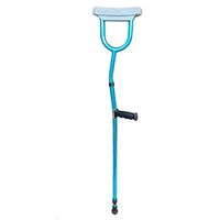 AILSAYA Foldable Crutches Aluminum Alloy Folding Crutches,Underarm Crutches Lightweight Walking Sticks Non-Slip Walker Medical Aid for Fractured Disabled,1pcs