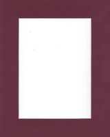 18x24 Maroon Picture Mats Mattes with White Core Bevel Cut for 12x18 Pictures