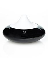 ZAQ Dew Essential Oil Diffuser LiteMist Ultrasonic Aromatherapy With Ionizer and Color-Changing Light - 80 ML Capacity, Black