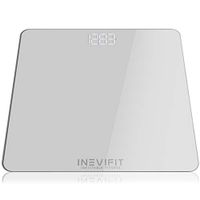 INEVIFIT Bathroom Scale, Highly Accurate Digital Bathroom Body Scale, Measures Weight for Multiple Users. Includes a 5-Year Warranty