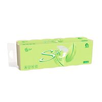 Eoeth 12Pcs Disposable Rolls Paper Household Kitchen 4 Layers Bamboo Pulp Hygienic Toilet Paper Napkin Affordable Coreless Special Paper Towels Beige