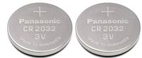 Panasonic CR2032 3V Lithium Coin Battery (Pack of 2)