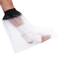 Adult Foot Cast Covers for Shower, Reusable Waterproof TPU Leg Cast Cover for Broken Foot, Toe and Ankle, Silicone TPU Seal Protection Cast Sleeve Bags Keep Wounds & Bandages Dry in Bath Swimming