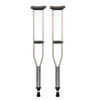 Crutches Canes Medical Underarm Height Adjustable Anti-Skid Sticks, one Pair, Load-Bearing About 270 pounds (Size : A)