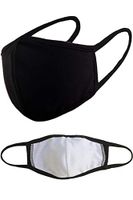 3 Packs Interior Pocket Unisex Reusable Washable Mouth Cotton Face Masks - Made in USA