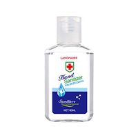 60ML Hand Sanitizer Travel Size Non-Rinse, Lovor Disposable Hand Sanitizer Gel, Effective 99.9% Skin Cleansing, Moisturizing Refreshing Hand Soap Rinse Free, Quick-Drying Non-Irritating (1 Pc)