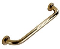 ELLO&ALLO Bathroom Shower Grab Bar with Concealed Screws, Home Care Bath Hardware, Gold Finish (16 Inch)