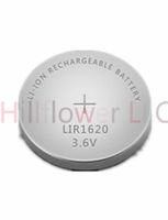 Hillflower 10 Piece LIR1620 1620 CR1620 LM1620 BR1620 Rechargeable Bulk 3.6V Long Duration Lithium Light Prime Battery